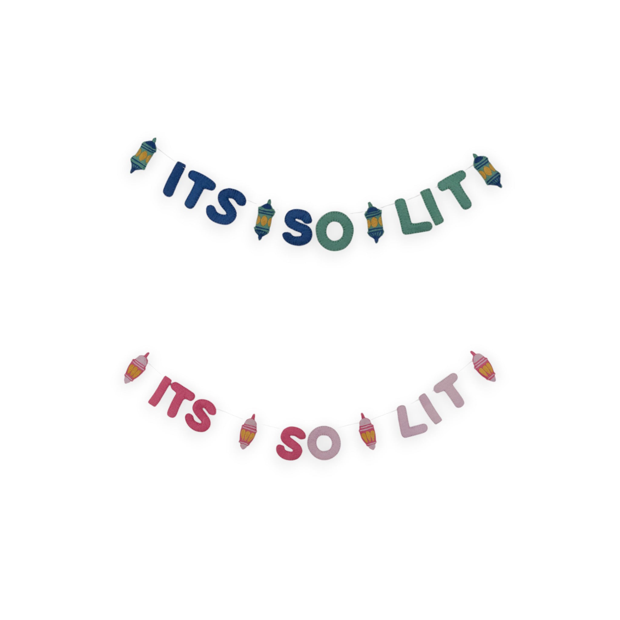 It’s So Lit -Handcrafted Wool Felt Garland