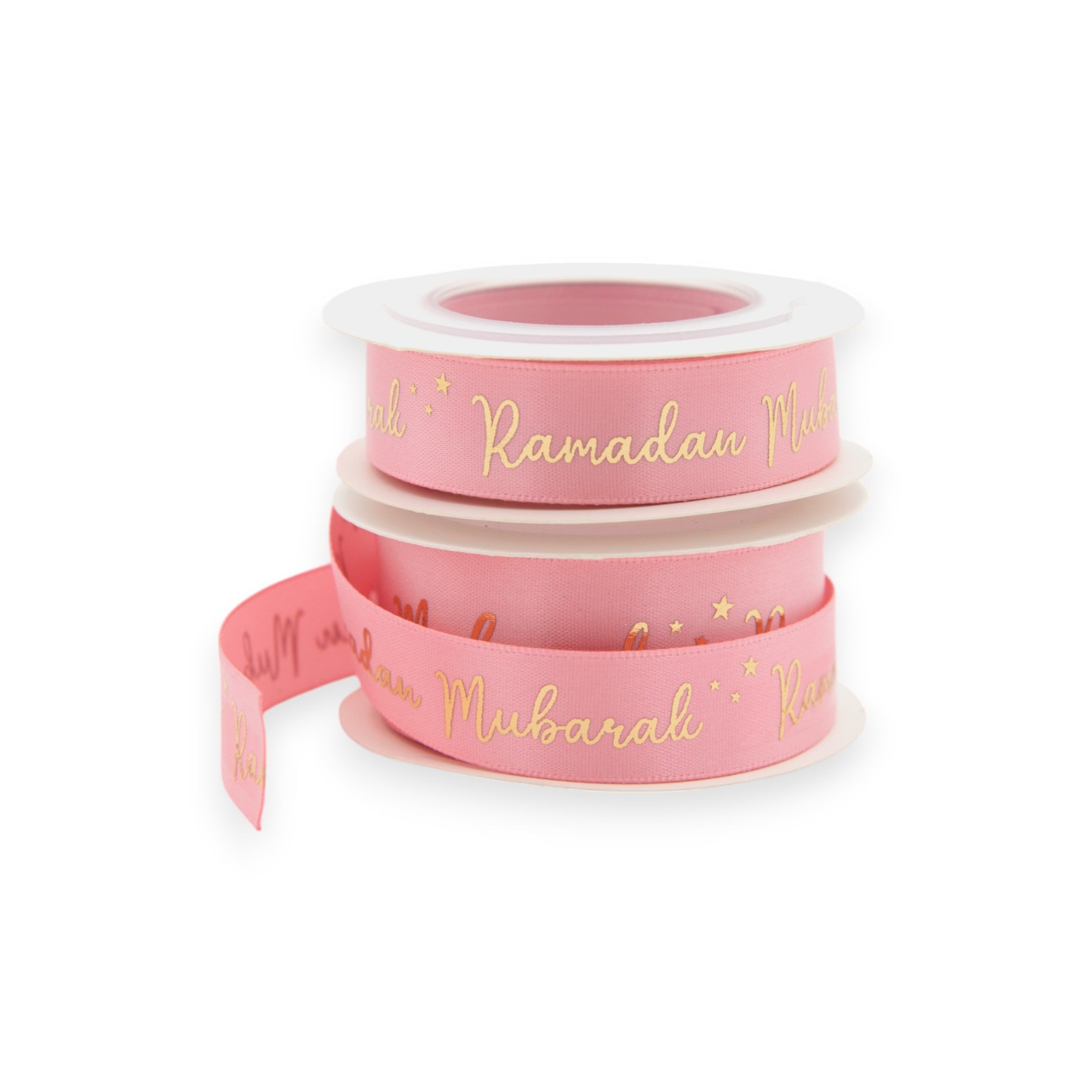 Ramadan Mubarak Satin Star Ribbon