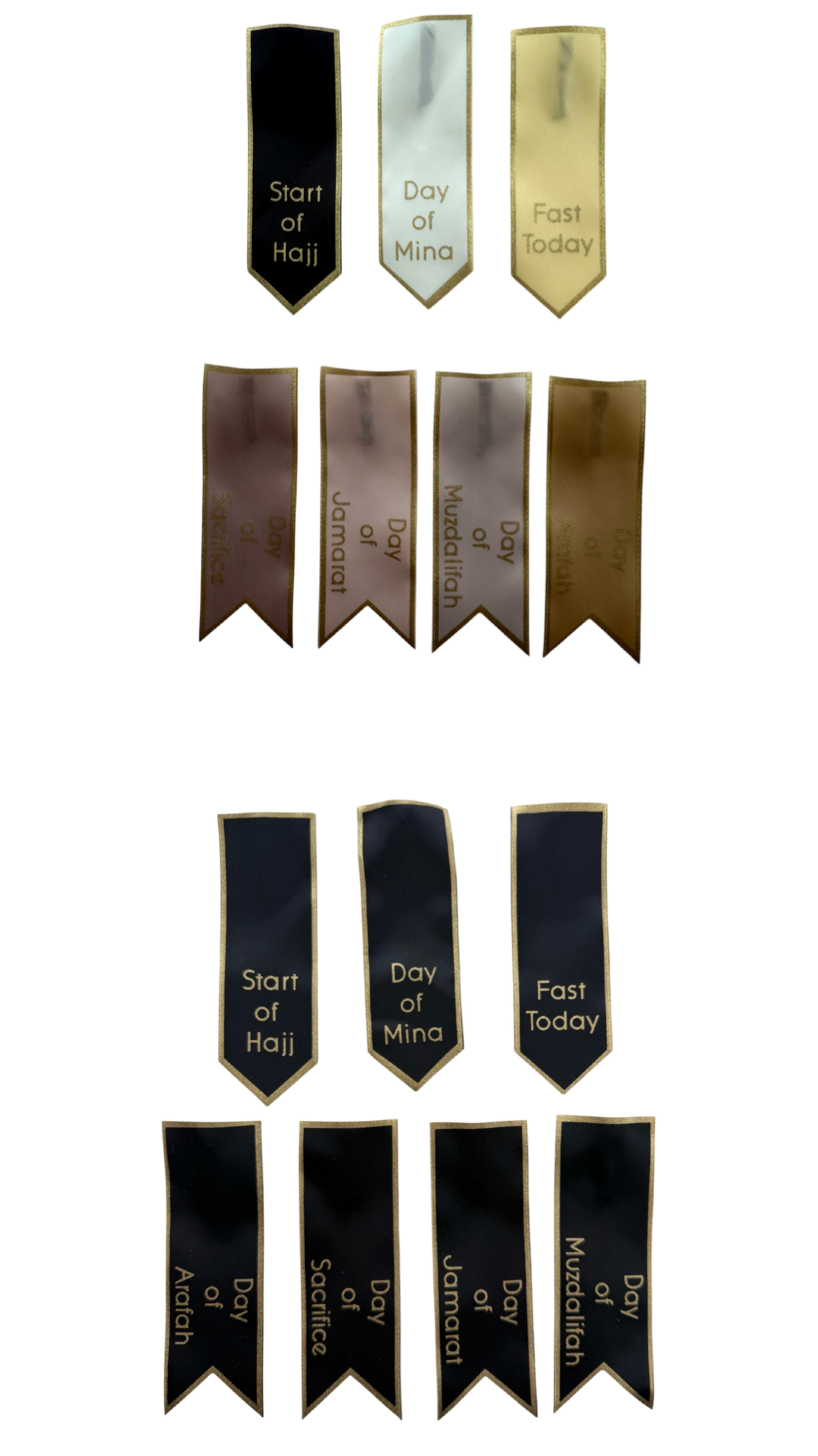 Dhul Hijjah Calendar Ribbon Clips