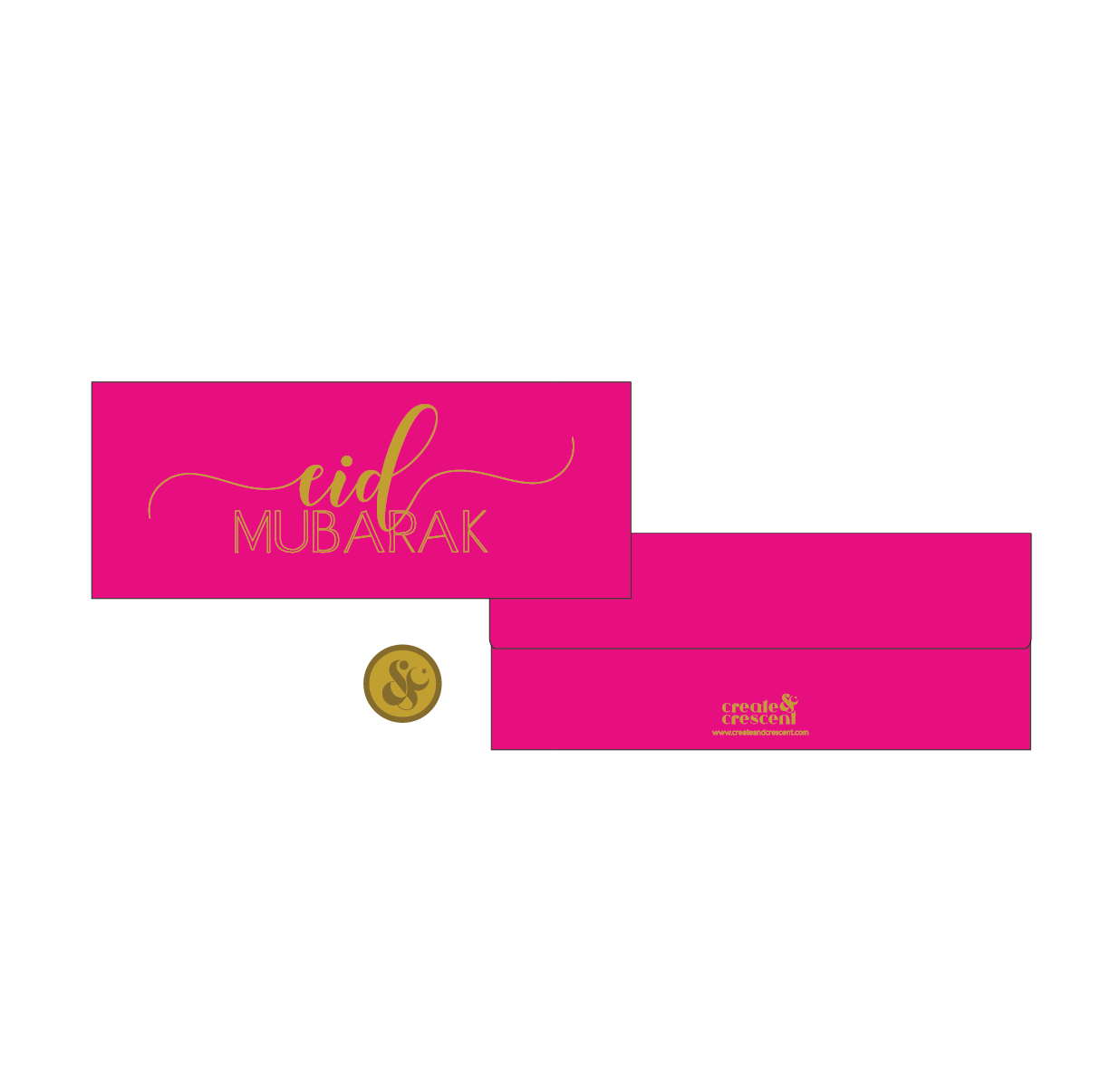 Gold Foil Eid Money Envelopes