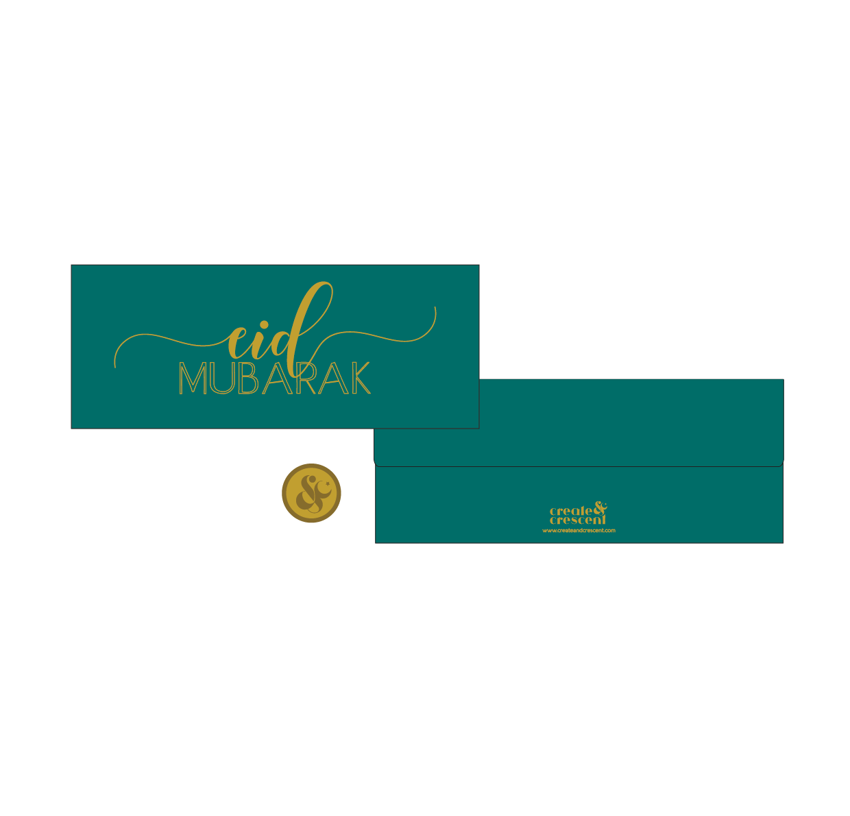 Gold Foil Eid Money Envelopes