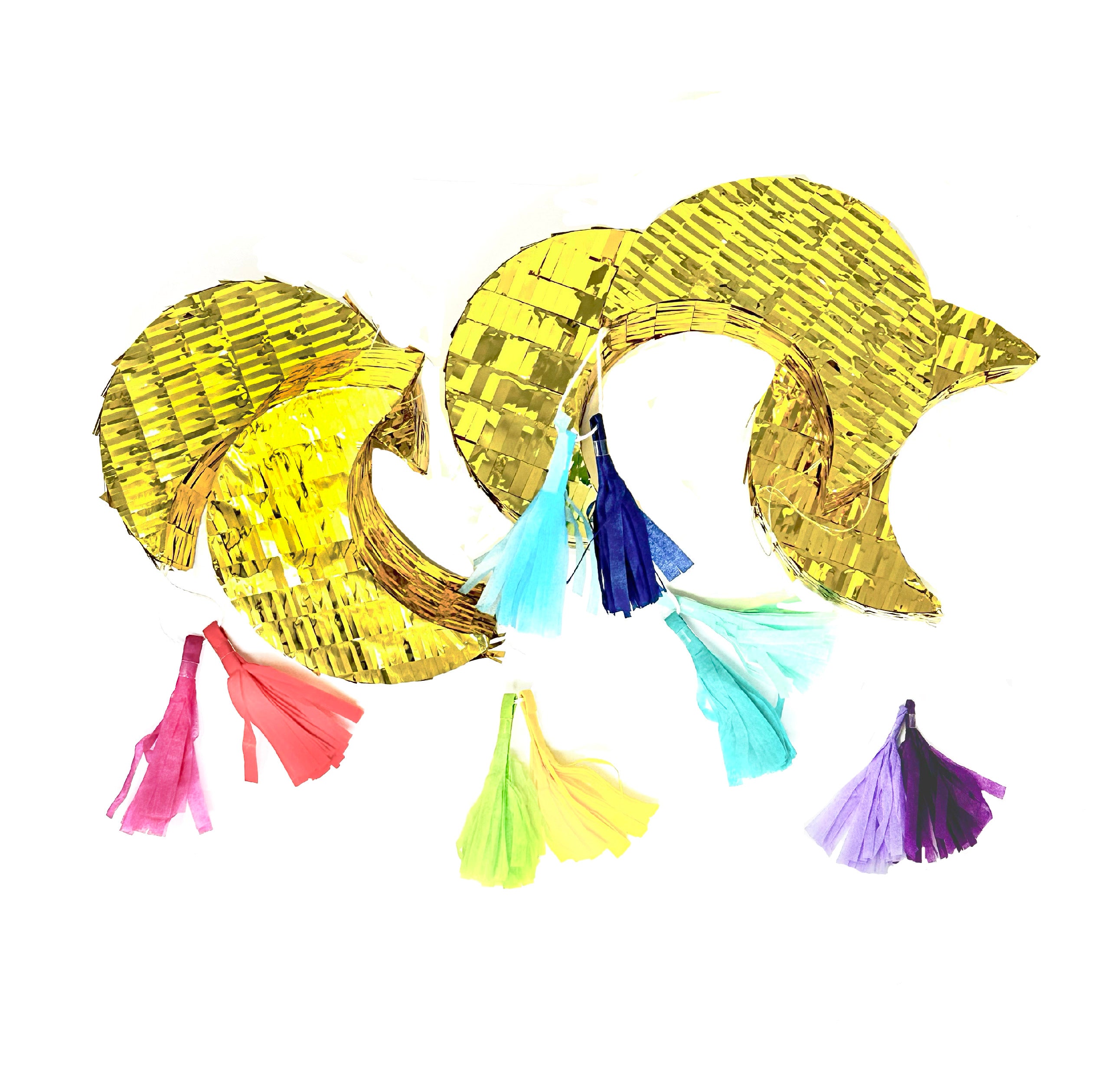 Eidi Moon Piñata -Gold Confetti filled