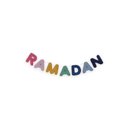 Ramadan-Handcrafted Wool Felt Garland