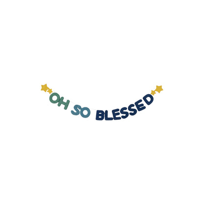 Oh So Blessed- Handcrafted Wool Felt Garland