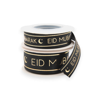 Eid Muabrak Strip Satin Ribbon