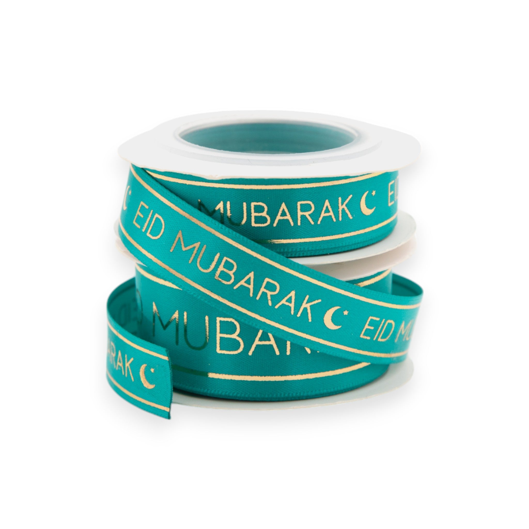 Eid Muabrak Strip Satin Ribbon