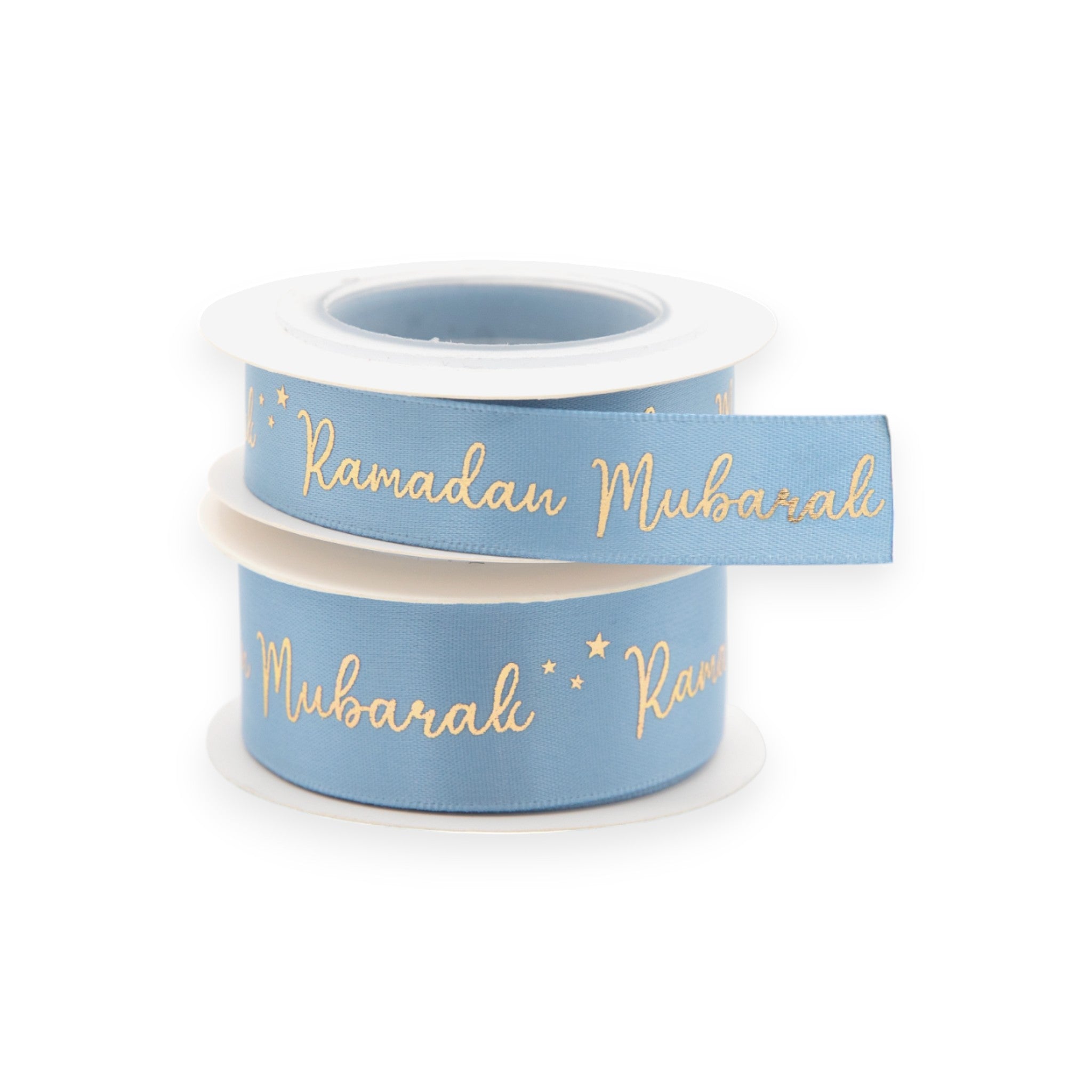 Ramadan Mubarak Satin Star Ribbon