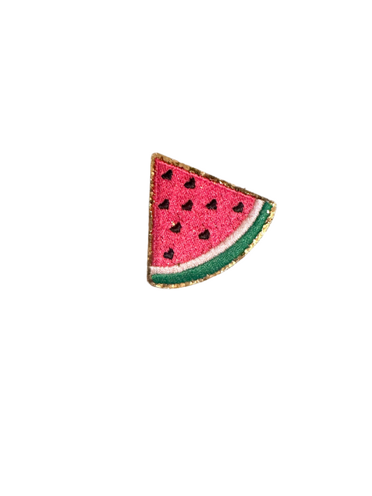 Watermelon Embroidered  Iron-on-Patch