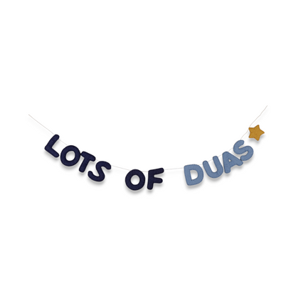 & Lots of Duas - Handcrafted Wool Felt Garland