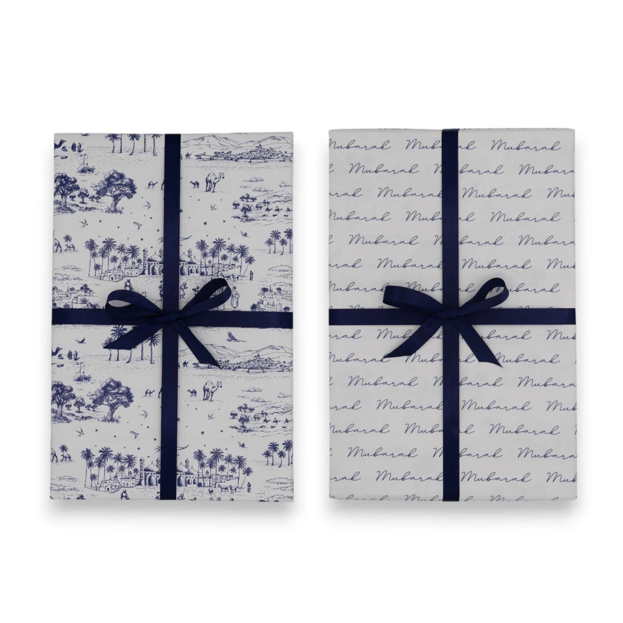 Arabian Toile de Jouy Double Sided Gift Wrap