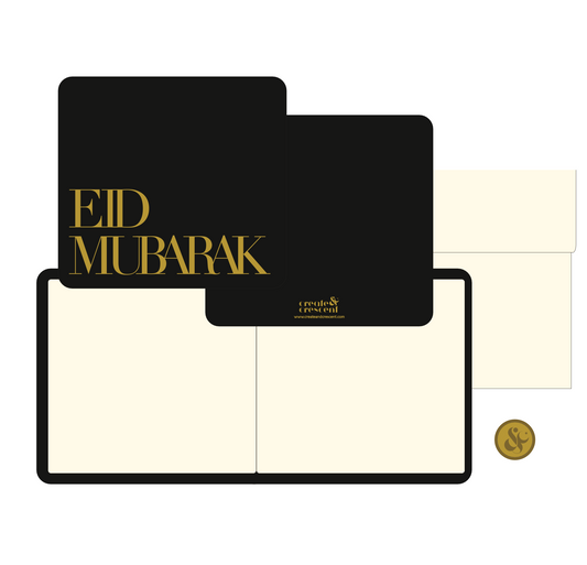 Gold Foil Eid Card