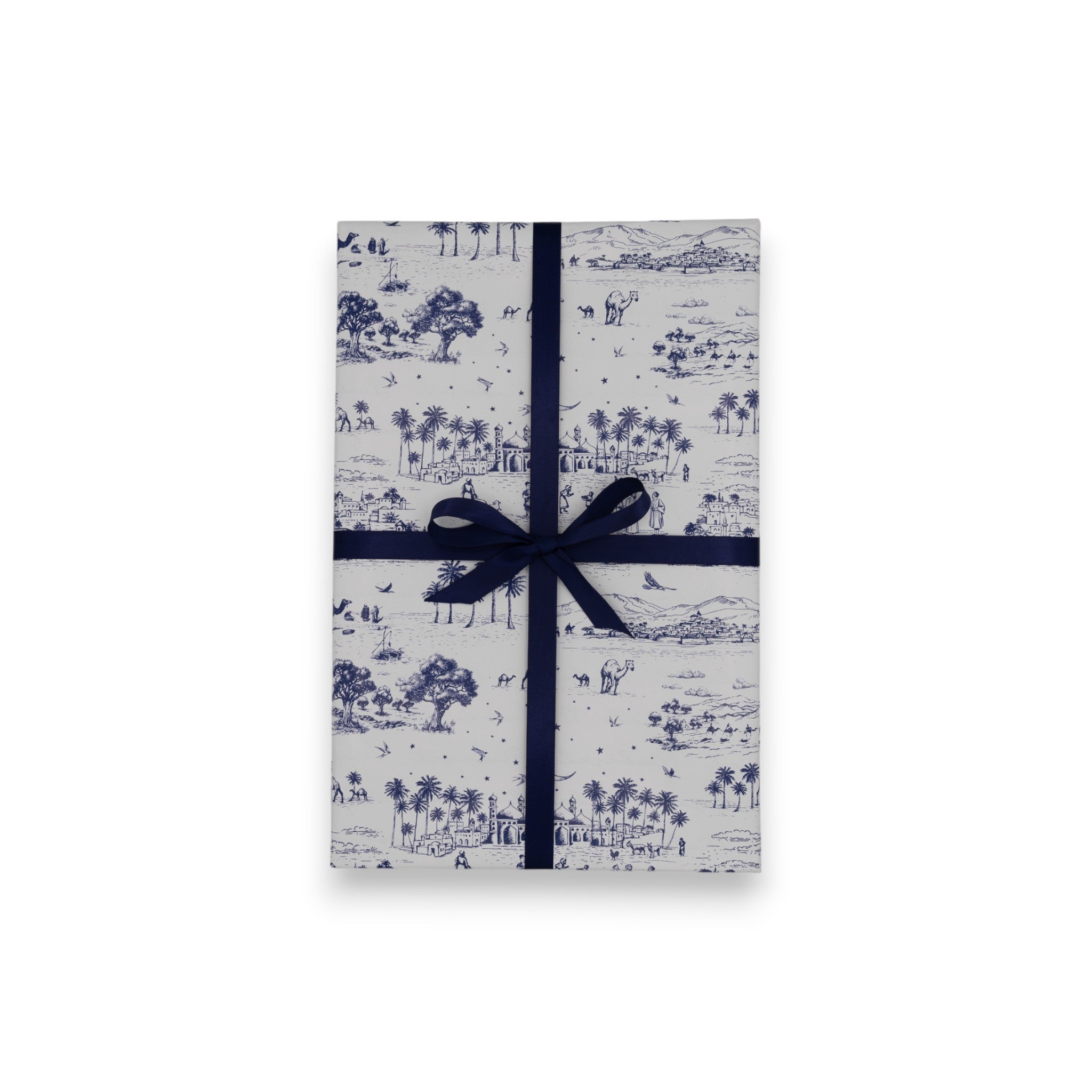 Arabian Toile de Jouy Double Sided Gift Wrap