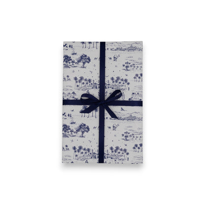 Arabian Toile de Jouy Double Sided Gift Wrap