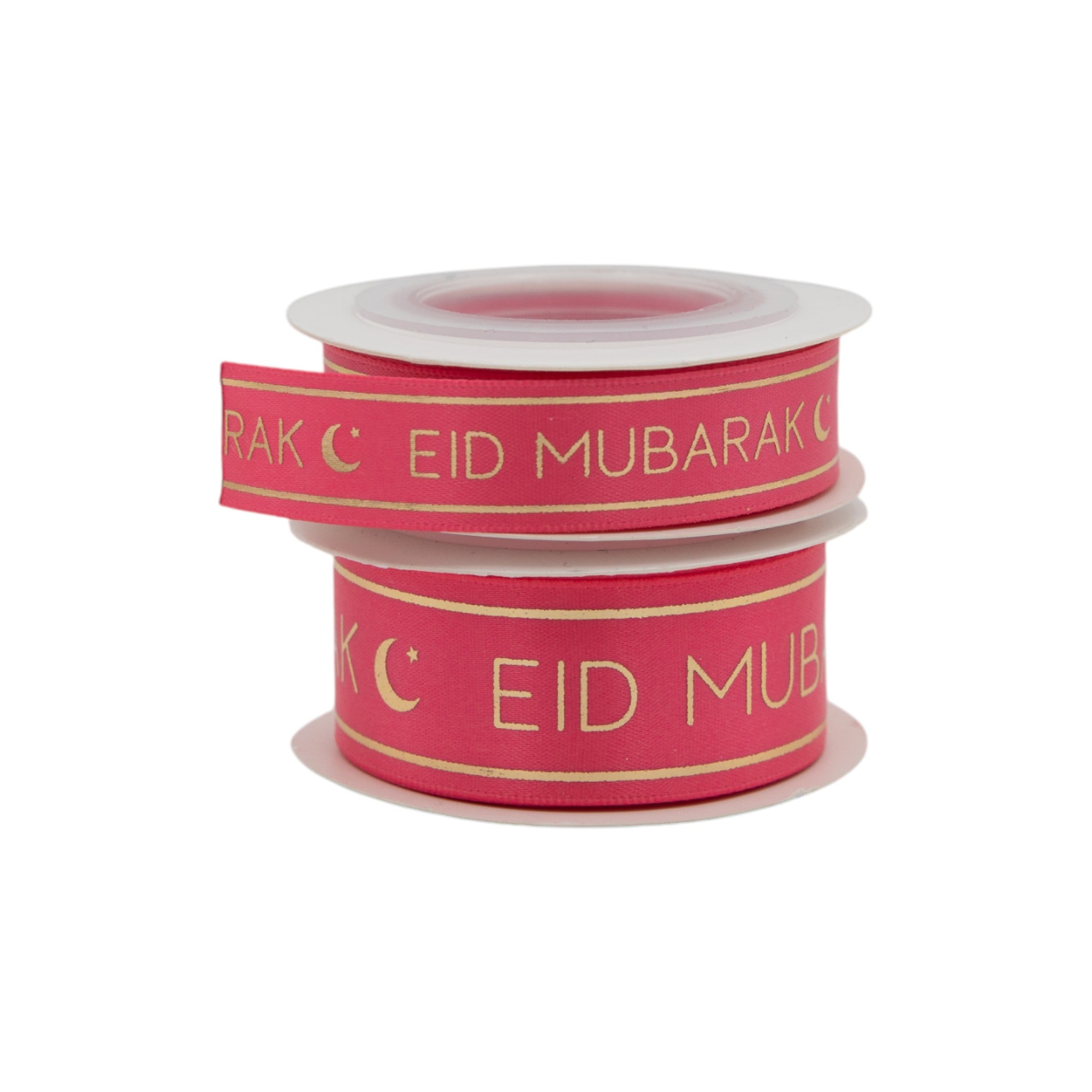 Eid Muabrak Strip Satin Ribbon