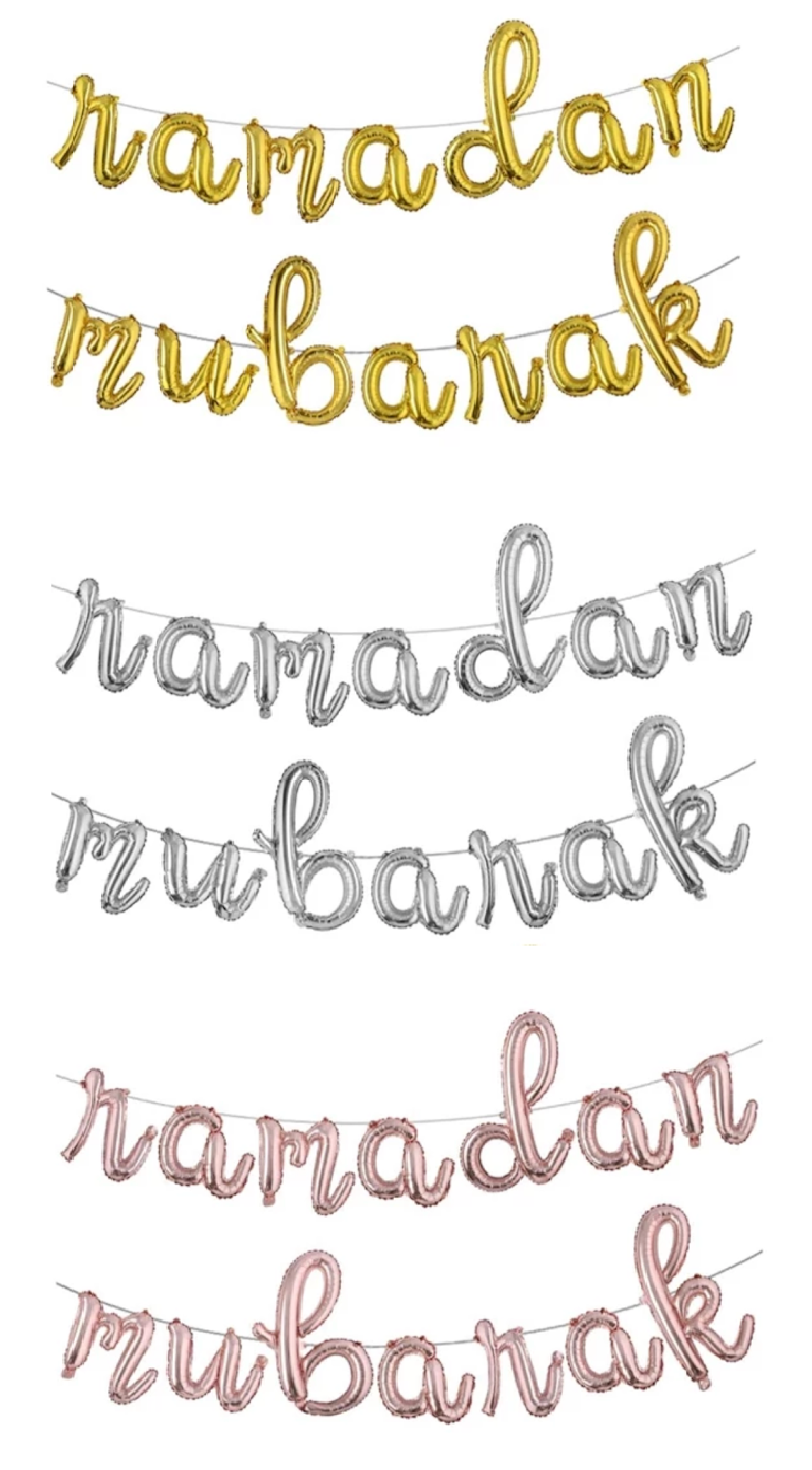 Cursive Ramadan Mubarak Banner