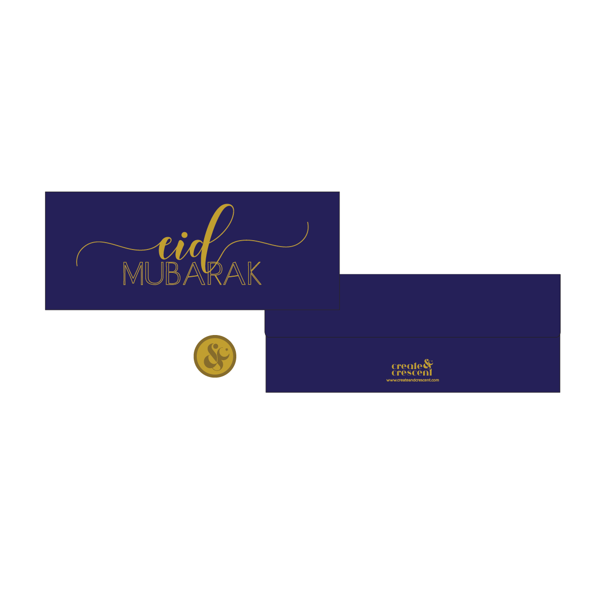 Gold Foil Eid Money Envelopes