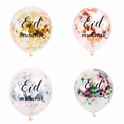 Eid Confetti Balloons - 6pk